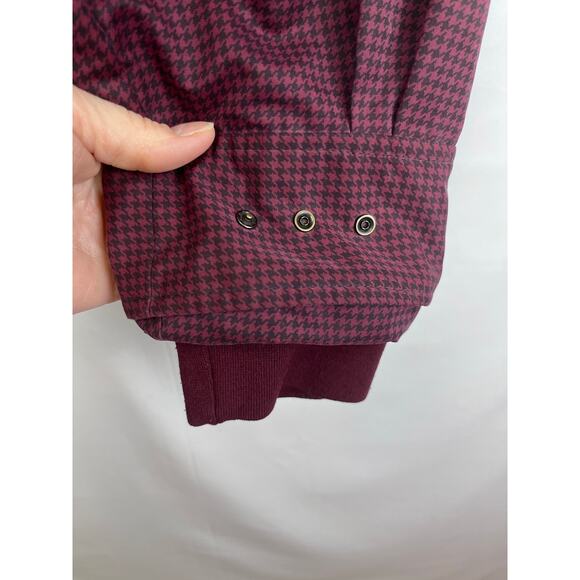 Zero Restriction Men's Size 2XL Red/Black Houndstooth Long Sleeve Golf Pullover - Picture 9 of 9